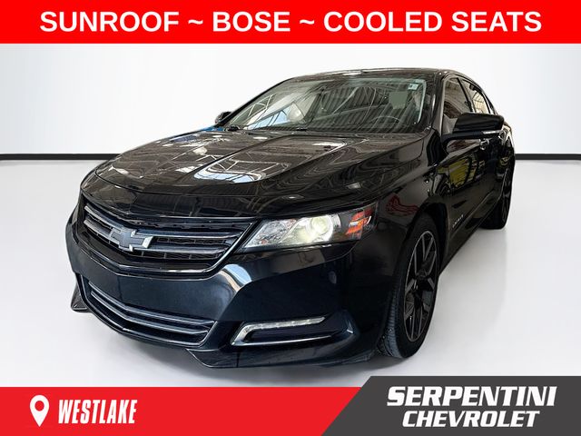 Black 2017 Chevrolet Impala Sedan Front-Wheel Drive 6-Speed Automatic Overdrive