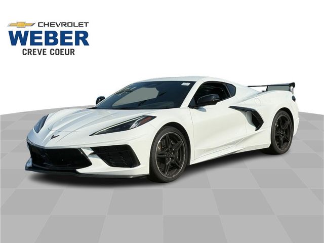 Arctic White 2025 Chevrolet Corvette Coupe Rear-Wheel Drive 8-Speed Dual Clutch