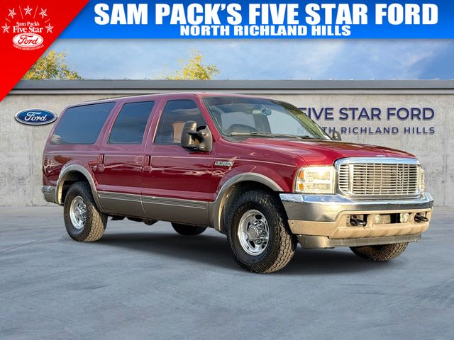 Toreador Red Clearcoat Metallic 2001 Ford Excursion Limited SUV / Crossover Rear-Wheel Drive 4-Speed Automatic Overdrive