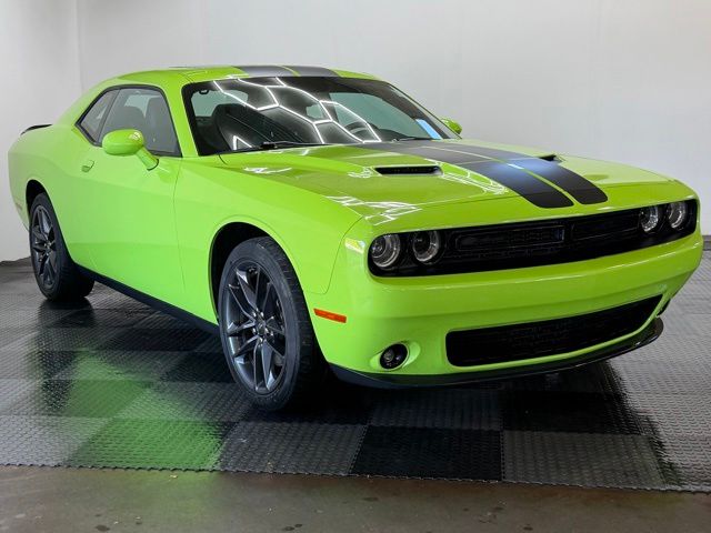 Green (Sublime Metallic Clearcoat) 2023 Dodge Challenger SXT AWD Coupe All-Wheel Drive 8-Speed Automatic