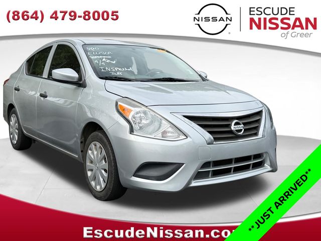 Brilliant Silver Metallic 2019 Nissan Versa S Plus FWD Sedan Front-Wheel Drive Continuously Variable Transmission