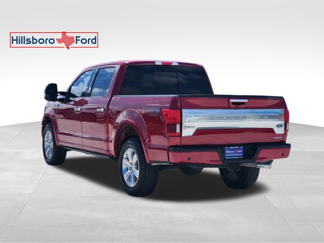 2020 Rapid Red Metallic Tinted Clearcoat Ford F-150 Platinum 4X4 Truck