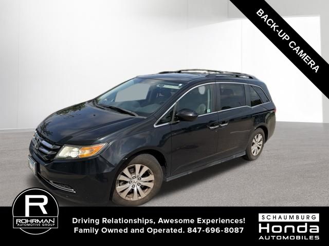 2015 Honda Odyssey Negro (Crystal Black Pearl) Minivan Tracción delantera 6 velocidades Automática