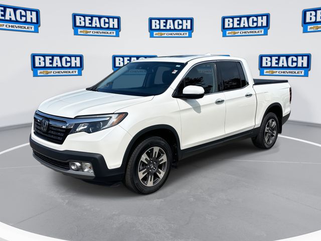 White 2017 Honda Ridgeline Pickup Truck All-Wheel Drive 6-Speed Automatic