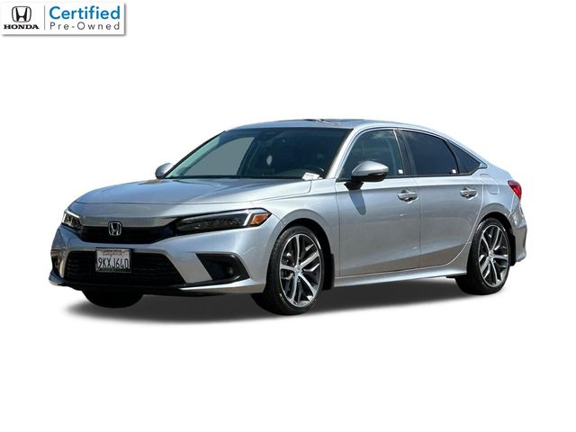 Lunar Silver Metallic 2024 Honda Civic Sedan Front-Wheel Drive Continuously Variable Transmission