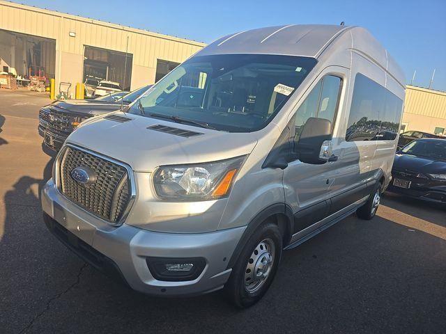 Ingot Silver 2024 Ford Transit Passenger Van All-Wheel Drive 