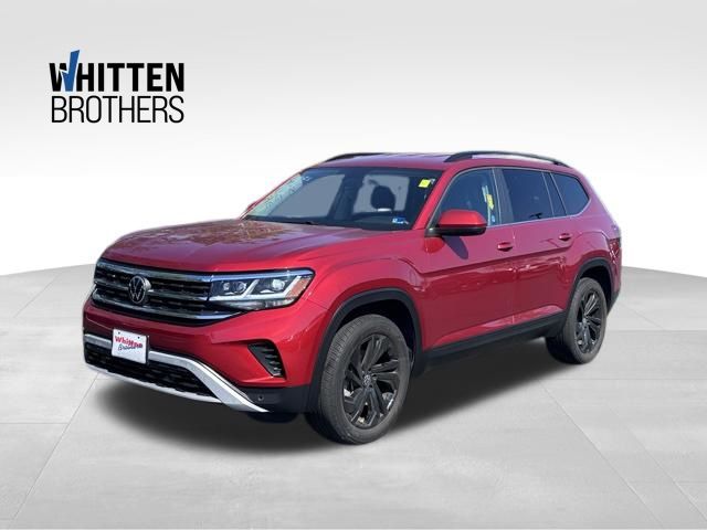 Red Metallic 2023 Volkswagen Atlas 8-Speed Automatic