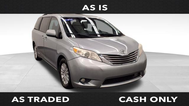 Silver 2011 Toyota Sienna Minivan 6-Speed Automatic Overdrive
