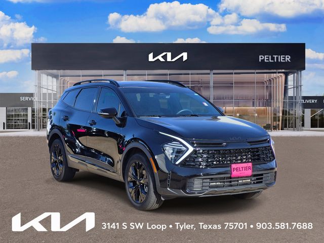 Ebony Black 2025 Kia Sportage SUV / Crossover All-Wheel Drive 8-Speed Automatic