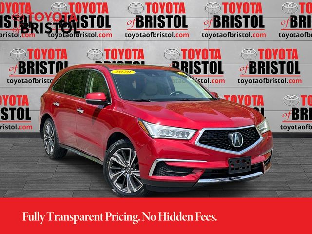 Valencia Red Pearl 2020 Acura MDX SH-AWD with Technology Package SUV / Crossover All-Wheel Drive 9-Speed Automatic