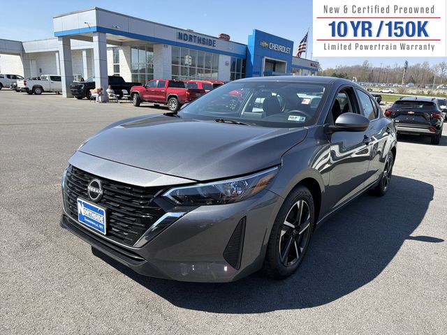 Gray (Gun Metallic) 2025 Nissan Sentra SV FWD Sedan Front-Wheel Drive Continuously Variable Transmission