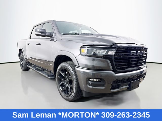 Gray (Granite Crystal Metallic Clearcoat) 2026 RAM 1500 Laramie Crew Cab 4WD Pickup Truck Four-Wheel Drive 8-Speed Automatic