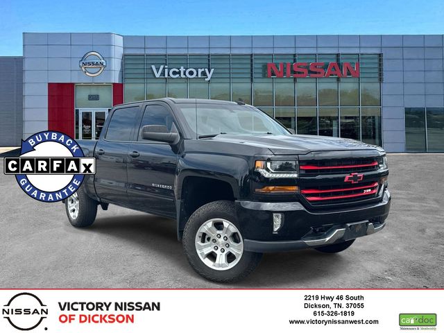 Black 2018 Chevrolet Silverado 1500 Pickup Truck Four-Wheel Drive 6-Speed Automatic Overdrive