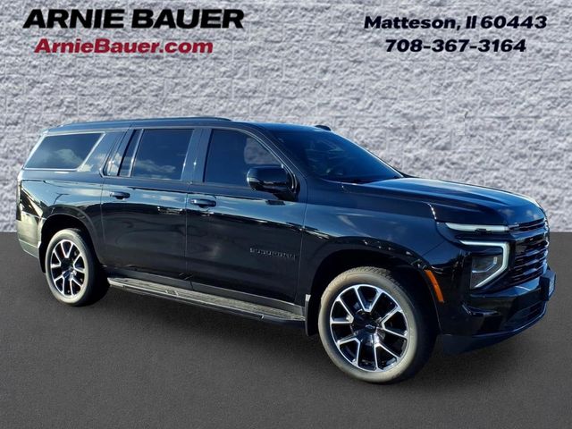 Black 2025 Chevrolet Suburban SUV / Crossover Four-Wheel Drive Automatic
