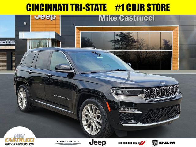 Diamond Black Crystal Pearlcoat 2023 Jeep Grand Cherokee Summit 4WD SUV / Crossover Four-Wheel Drive 8-Speed Automatic
