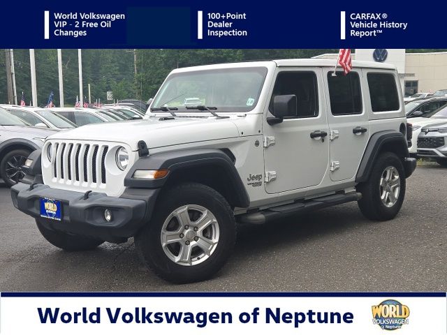 Bright White Clearcoat 2020 Jeep Wrangler SUV / Crossover Four-Wheel Drive 8-Speed Automatic