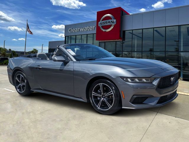 Gray Metallic 2024 Ford Mustang Convertible Rear-Wheel Drive Automatic