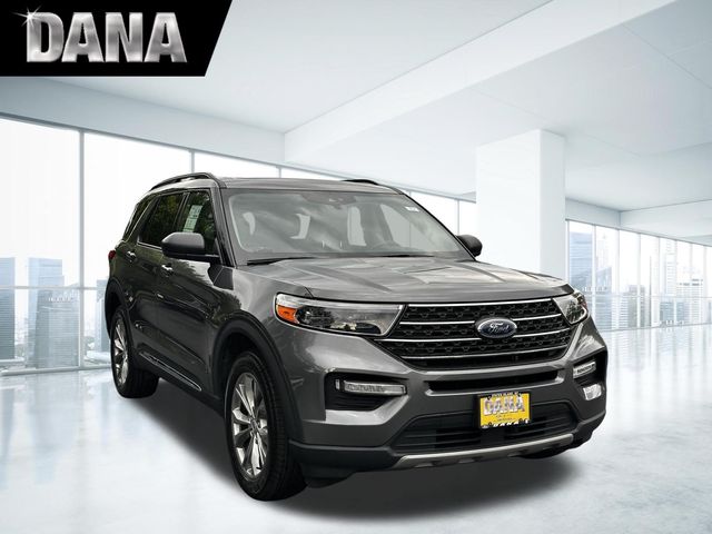 Carbonized Gray Metallic 2022 Ford Explorer SUV / Crossover All-Wheel Drive Automatic