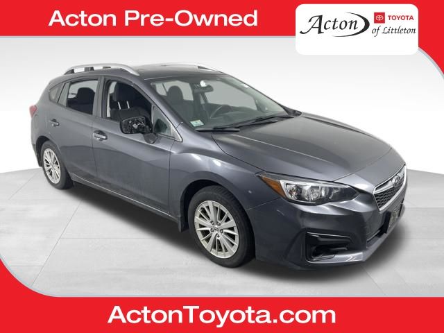 Magnetite Gray Metallic 2018 Subaru Impreza 2.0i Premium Hatchback AWD Hatchback All-Wheel Drive Continuously Variable Transmission