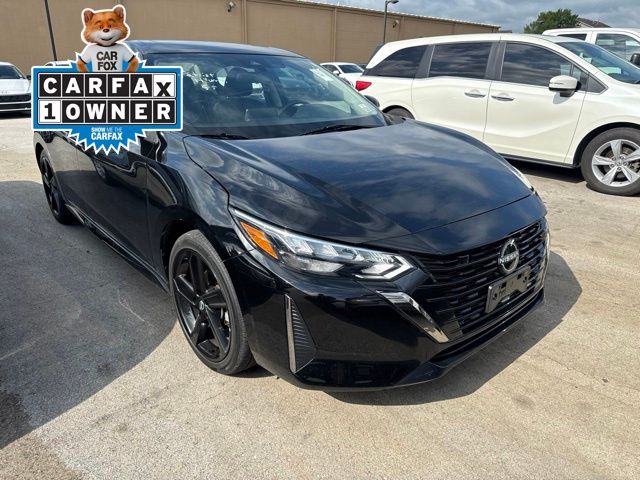 Super Black 2024 Nissan Sentra SR FWD Sedan Front-Wheel Drive Continuously Variable Transmission