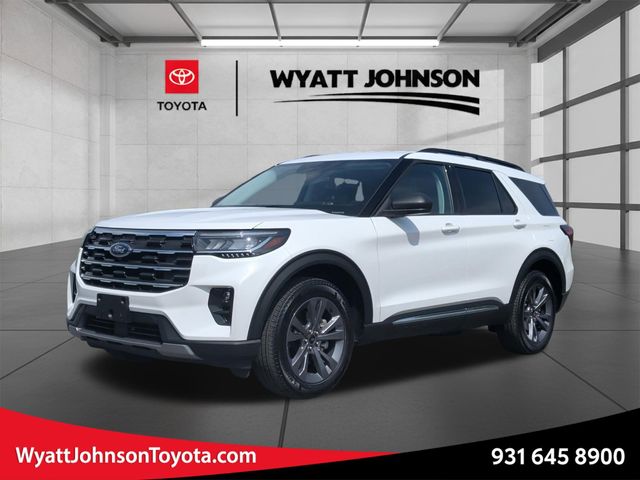 White Metallic 2025 Ford Explorer Active AWD SUV / Crossover All-Wheel Drive Automatic