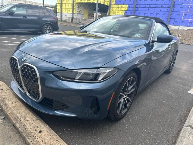 Arctic Race Blue Metallic 2026 BMW 4 Series Convertible All-Wheel Drive 8-Speed Automatic