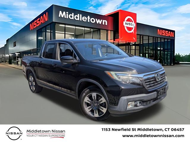 Crystal Black Pearl 2018 Honda Ridgeline RTL-T AWD Pickup Truck All-Wheel Drive 6-Speed Automatic