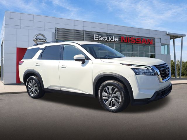 Glacier White 2024 Nissan Pathfinder SUV / Crossover Front-Wheel Drive 9-Speed Automatic