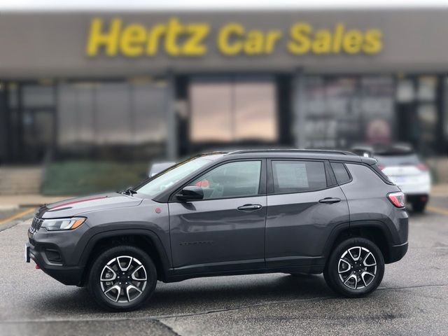 Baltic Gray Metallic Clearcoat 2024 Jeep Compass Trailhawk 4WD SUV / Crossover Four-Wheel Drive 8-Speed Automatic