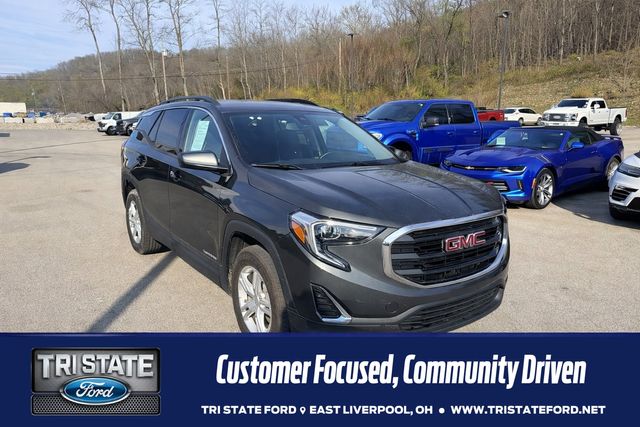 Graphite Gray Metallic 2020 GMC Terrain SLE AWD SUV / Crossover Four-Wheel Drive 9-Speed Automatic
