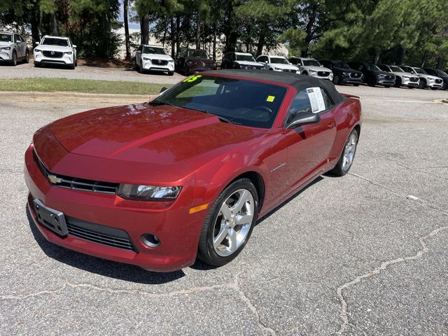 Red Rock Metallic 2015 Chevrolet Camaro Convertible Rear-Wheel Drive 6-Speed Automatic