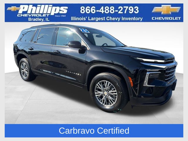 Mosaic Black Metallic 2025 Chevrolet Traverse SUV / Crossover Four-Wheel Drive 8-Speed Automatic