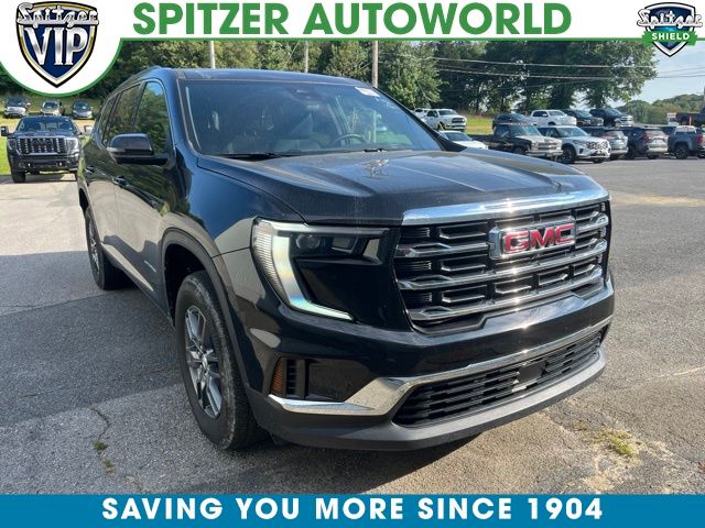 Black (Ebony Twilight Metallic) 2025 GMC Acadia SUV / Crossover Four-Wheel Drive 8-Speed Automatic