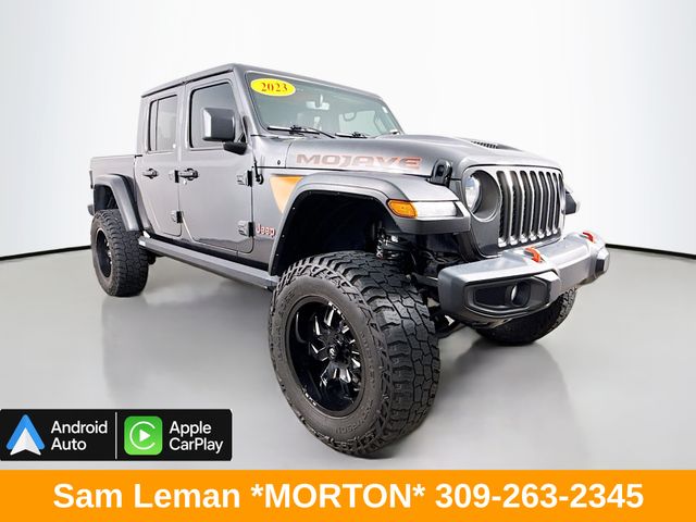 Gray (Granite Crystal Metallic Clearcoat) 2023 Jeep Gladiator Pickup Truck Four-Wheel Drive 8-Speed Automatic