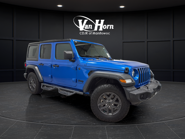 Hydro Blue Pearl Coat 2024 Jeep Wrangler SUV / Crossover Four-Wheel Drive 8-Speed Automatic