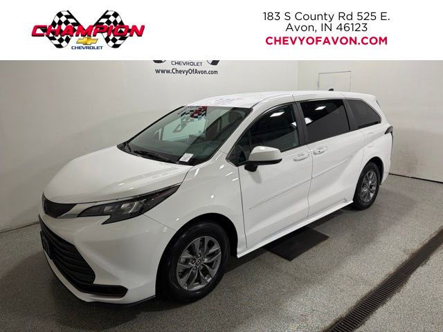 Ice Cap 2025 Toyota Sienna Minivan All-Wheel Drive Continuously Variable Transmission