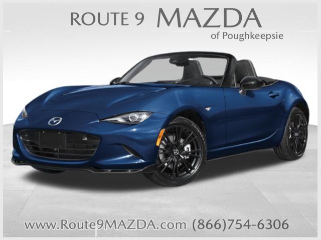 Crystal Blue 2026 Mazda MX-5 Miata Convertible Rear-Wheel Drive 6-Speed Manual