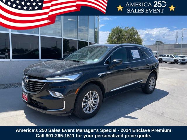Black (Ebony Twilight Metallic) 2024 Buick Enclave SUV / Crossover Four-Wheel Drive 9-Speed Automatic