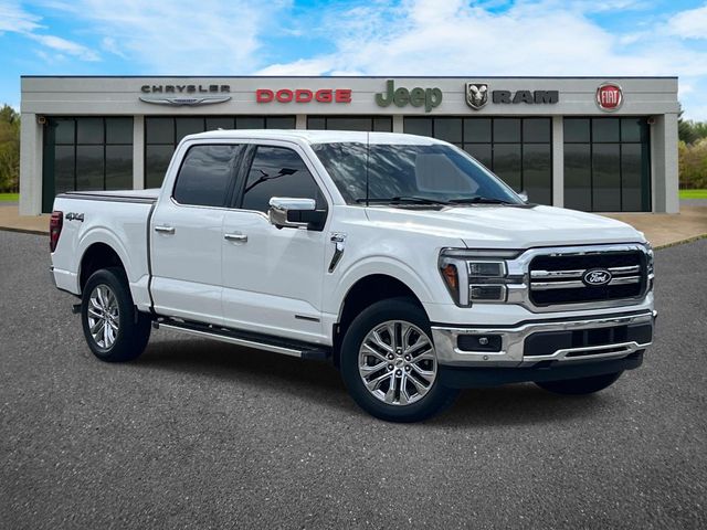 White Metallic 2025 Ford F-150 Pickup Truck Four-Wheel Drive Automatic