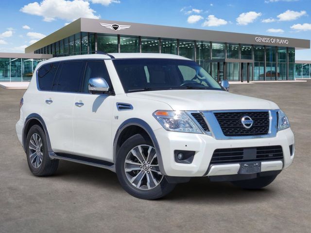 Pearl White 2017 Nissan Armada SL SUV / Crossover 4X2 7-Speed Automatic