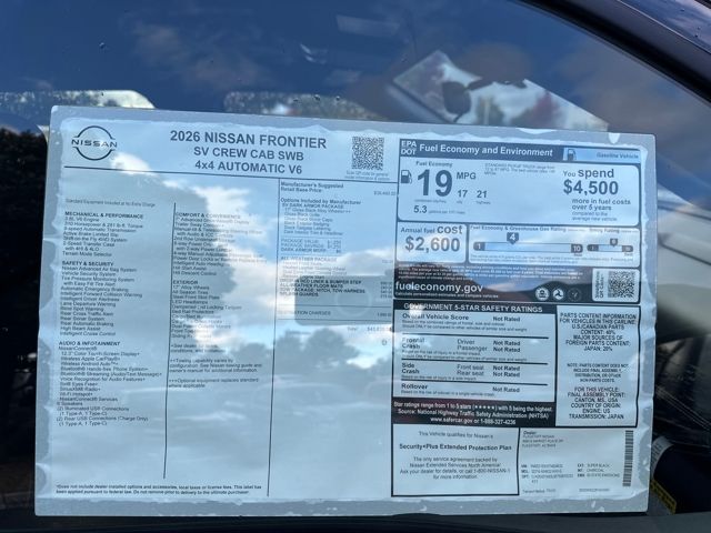 2026 Nissan Frontier SV - Photo 22