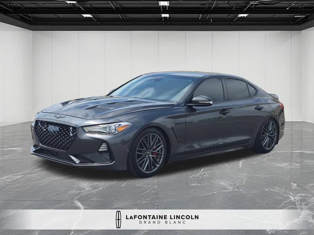 Gray 2019 Genesis G70 Sedan Rear-Wheel Drive 8-Speed Automatic