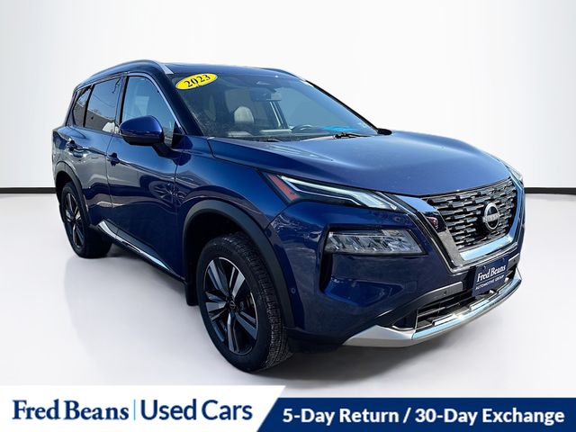 Caspian Blue Metallic 2023 Nissan Rogue SUV / Crossover All-Wheel Drive Continuously Variable Transmission
