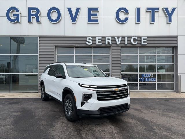2025 Chevrolet Traverse LT White at Klick Lewis Buick Chevrolet