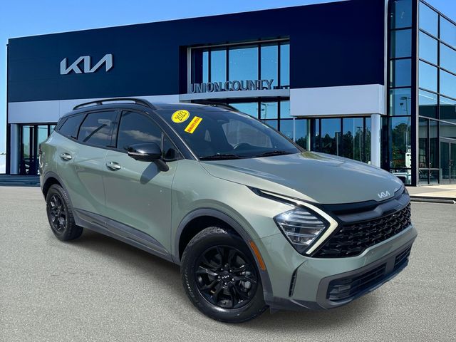 Jungle Green/Ebony Black Roof 2023 Kia Sportage SUV / Crossover All-Wheel Drive 8-Speed Automatic