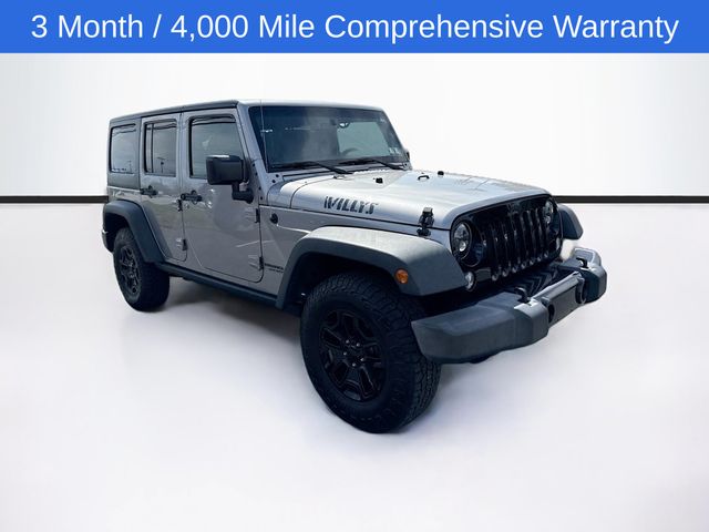Billet Silver Metallic Clearcoat 2017 Jeep Wrangler SUV / Crossover Four-Wheel Drive 5-Speed Automatic