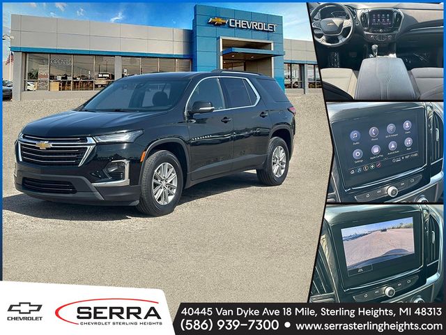 Black Metallic 2023 Chevrolet Traverse SUV / Crossover Front-Wheel Drive 9-Speed Automatic