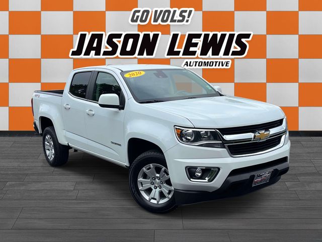 Summit White 2020 Chevrolet Colorado LT Crew Cab 4WD Pickup Truck Four-Wheel Drive 8-Speed Automatic