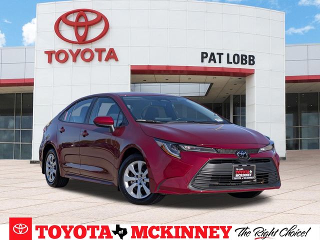 Red (Ruby Flare Pearl) 2026 Toyota Corolla LE FWD Sedan Front-Wheel Drive Continuously Variable Transmission
