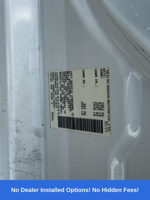 2023 Nissan Altima 2.5 SR White at Durrett Motor Company
